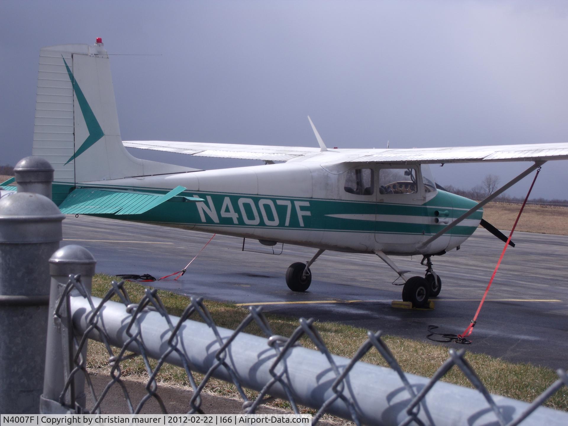 N4007F, 1958 Cessna 172 C/N 36907, a parked 172