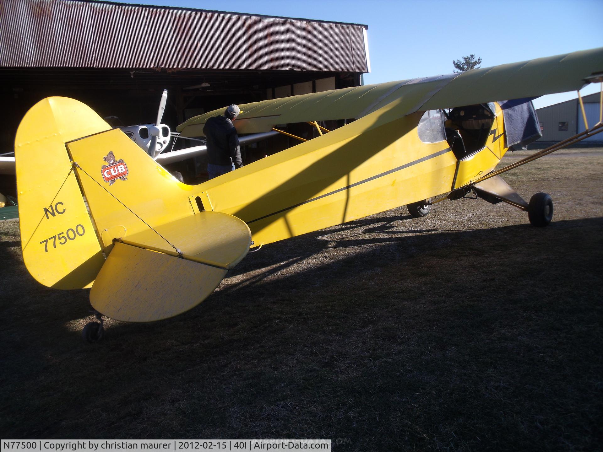 N77500, Piper J3C-65 Cub C/N 21991, piper cub