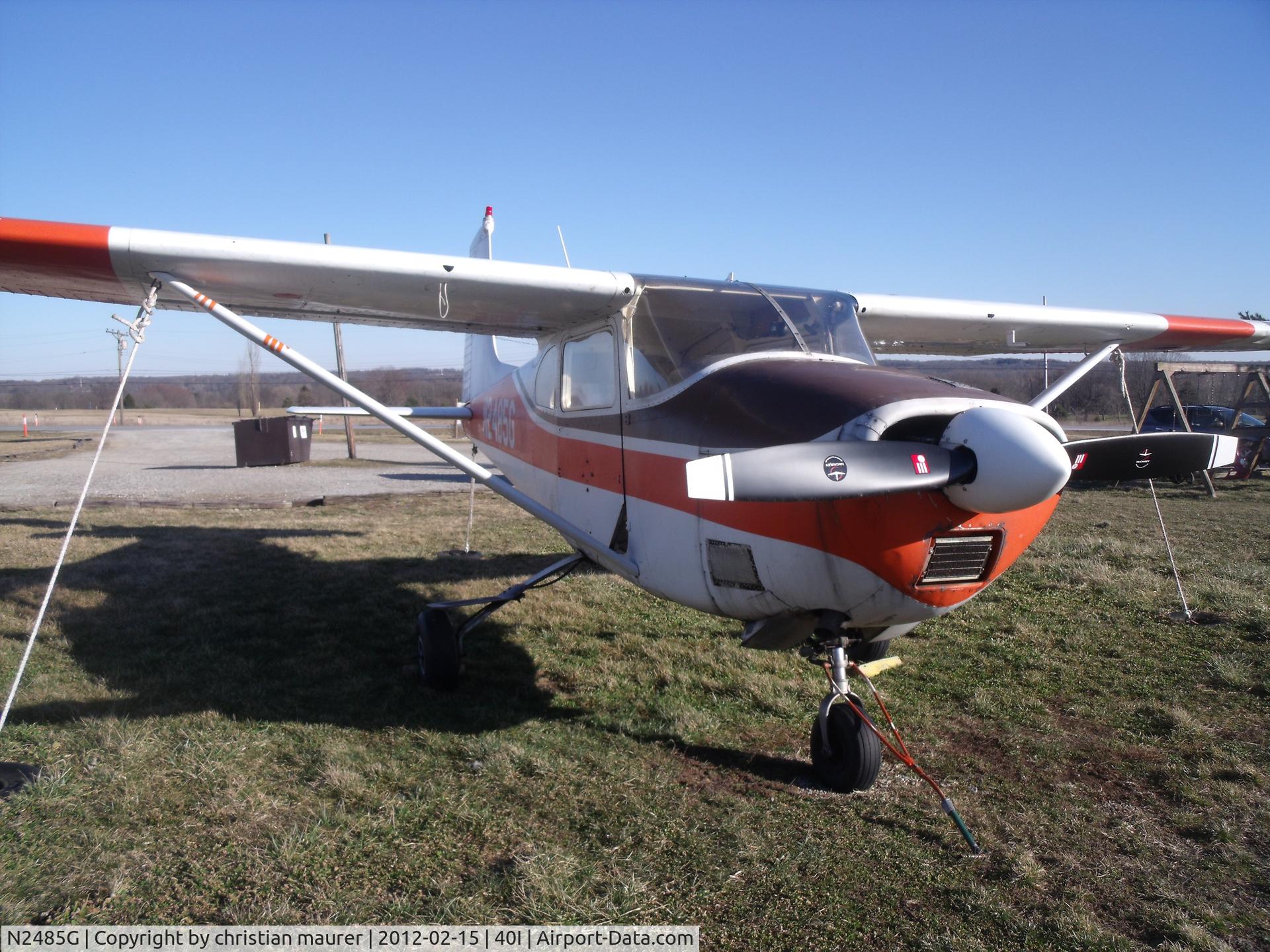 N2485G, 1959 Cessna 182B Skylane C/N 51785, a jump plane
