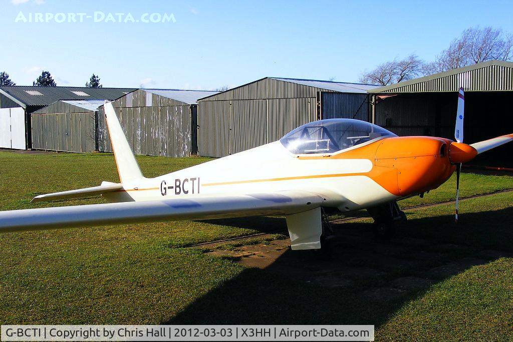 G-BCTI, 1974 Schleicher ASK-16 C/N 16029, at Hinton in the Hedges