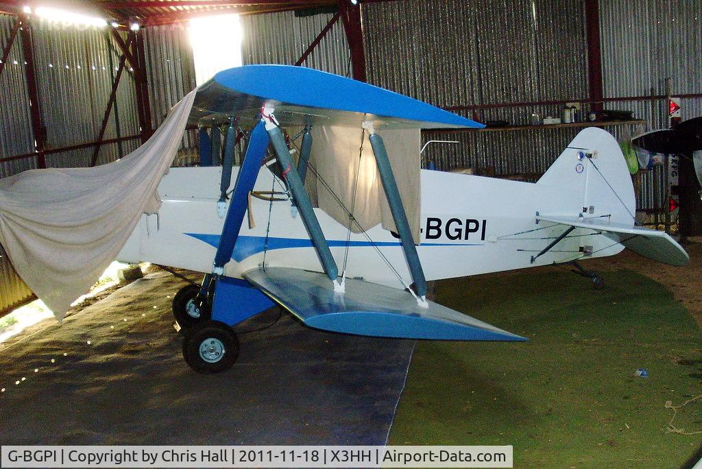 G-BGPI, 1986 Plumb BGP-1 C/N PFA 083-10359, at Hinton in the Hedges