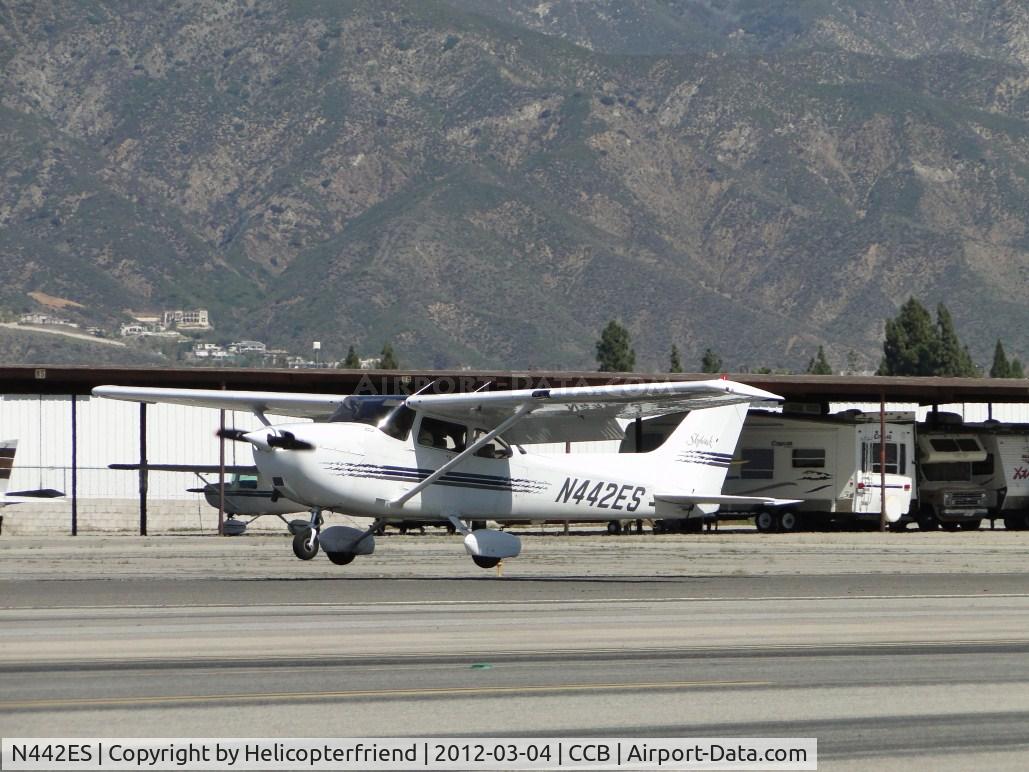 N442ES, 1998 Cessna 172R C/N 17280350, One hour and 6 minutes later landing at Cable