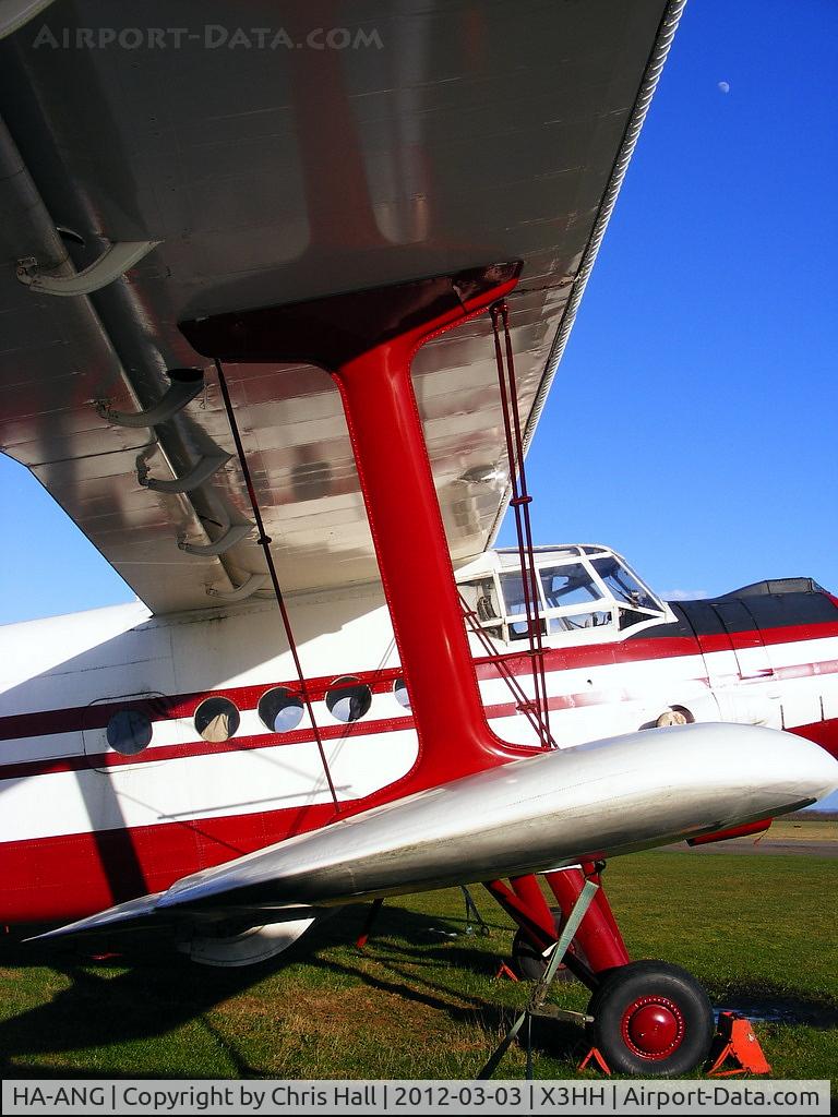 HA-ANG, 1972 Antonov An-2P C/N 1G132-53, at Hinton in the Hedges
