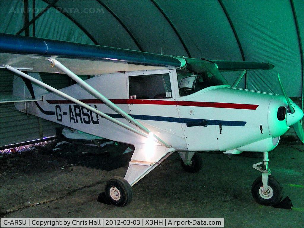 G-ARSU, 1961 Piper PA-22-108 Colt Colt C/N 22-8835, at Hinton in the Hedges