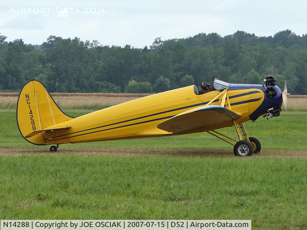 N14288, 1935 Kinner Sportster B C/N 166, at Geneseo