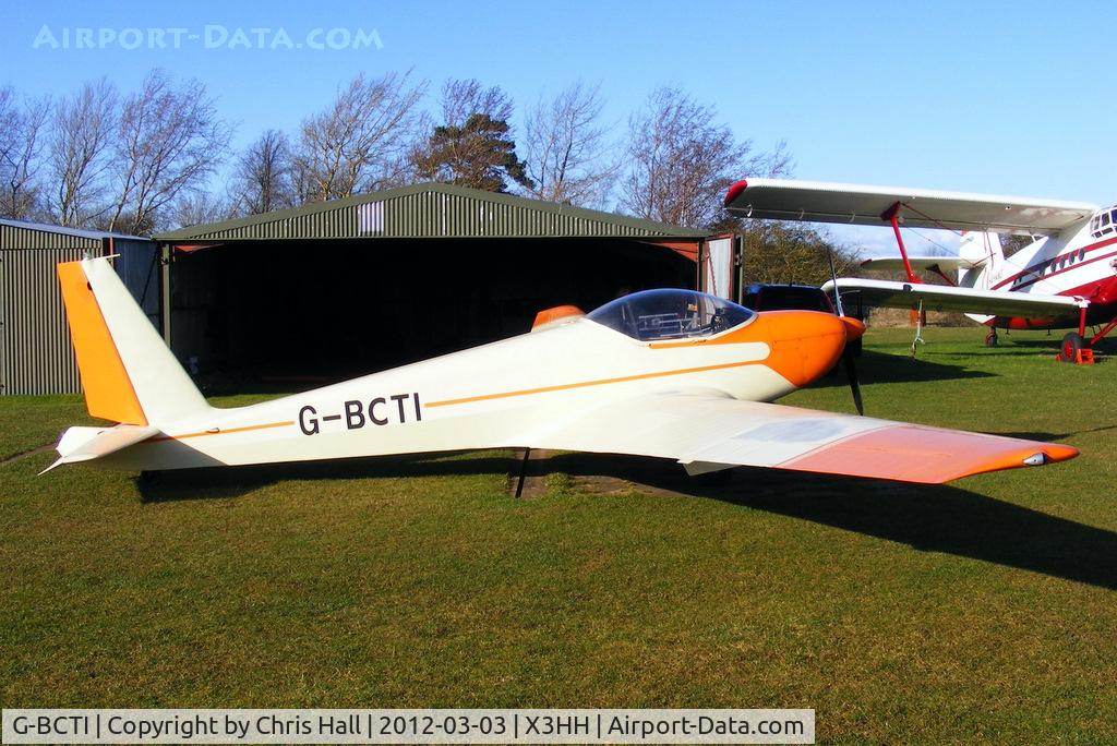 G-BCTI, 1974 Schleicher ASK-16 C/N 16029, at Hinton in the Hedges