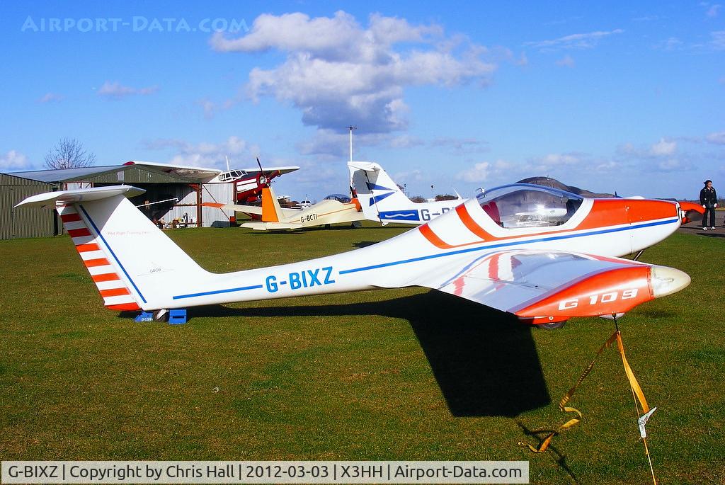 G-BIXZ, 1981 Grob G-109 C/N 6019, at Hinton in the Hedges