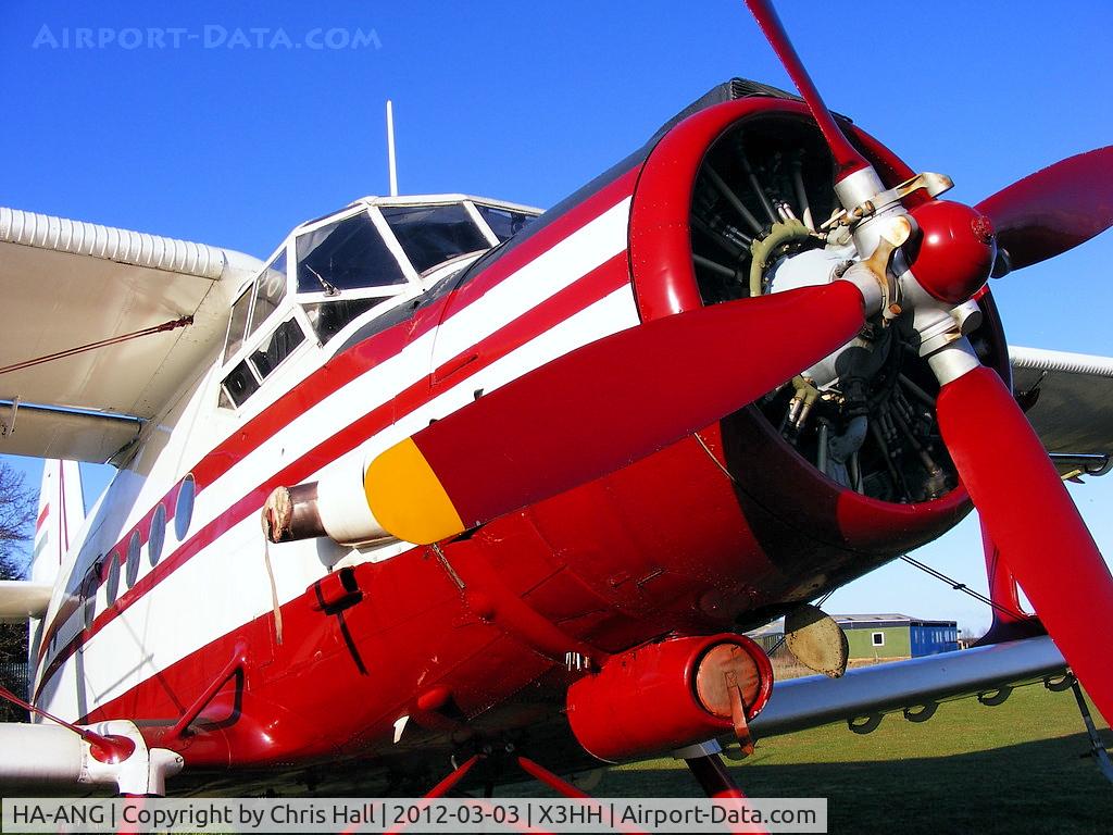 HA-ANG, 1972 Antonov An-2P C/N 1G132-53, at Hinton in the Hedges