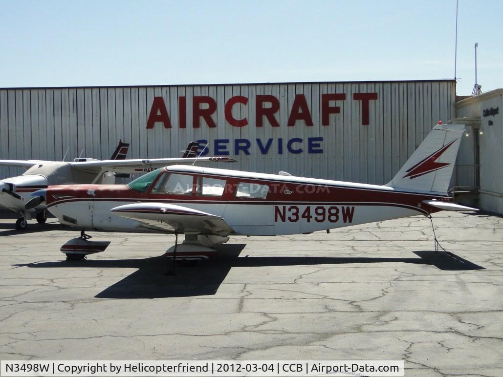 N3498W, 1966 Piper PA-32-260 Cherokee Six C/N 32-378, Parked at Foothill Sales & Service area, northside