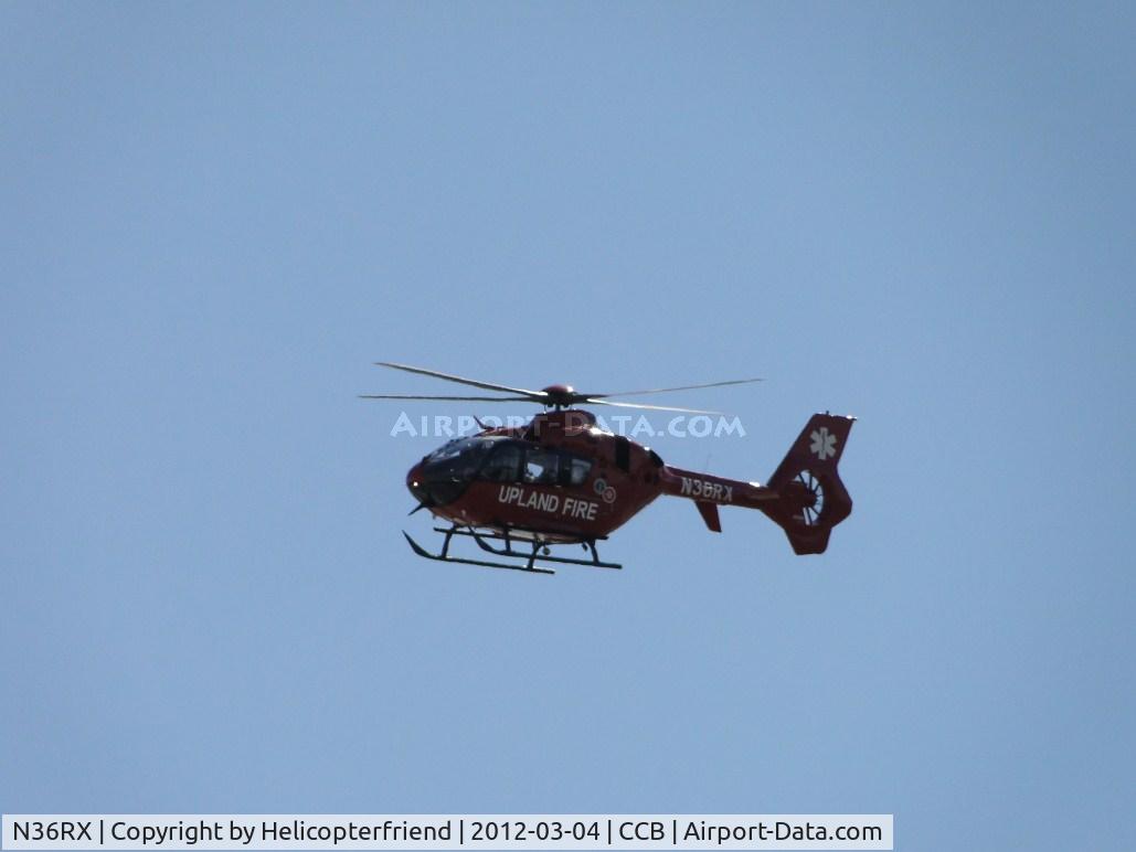 N36RX, Eurocopter EC-135P-2+ C/N 0859, Ship cleared taxiway, helicopter turning Base