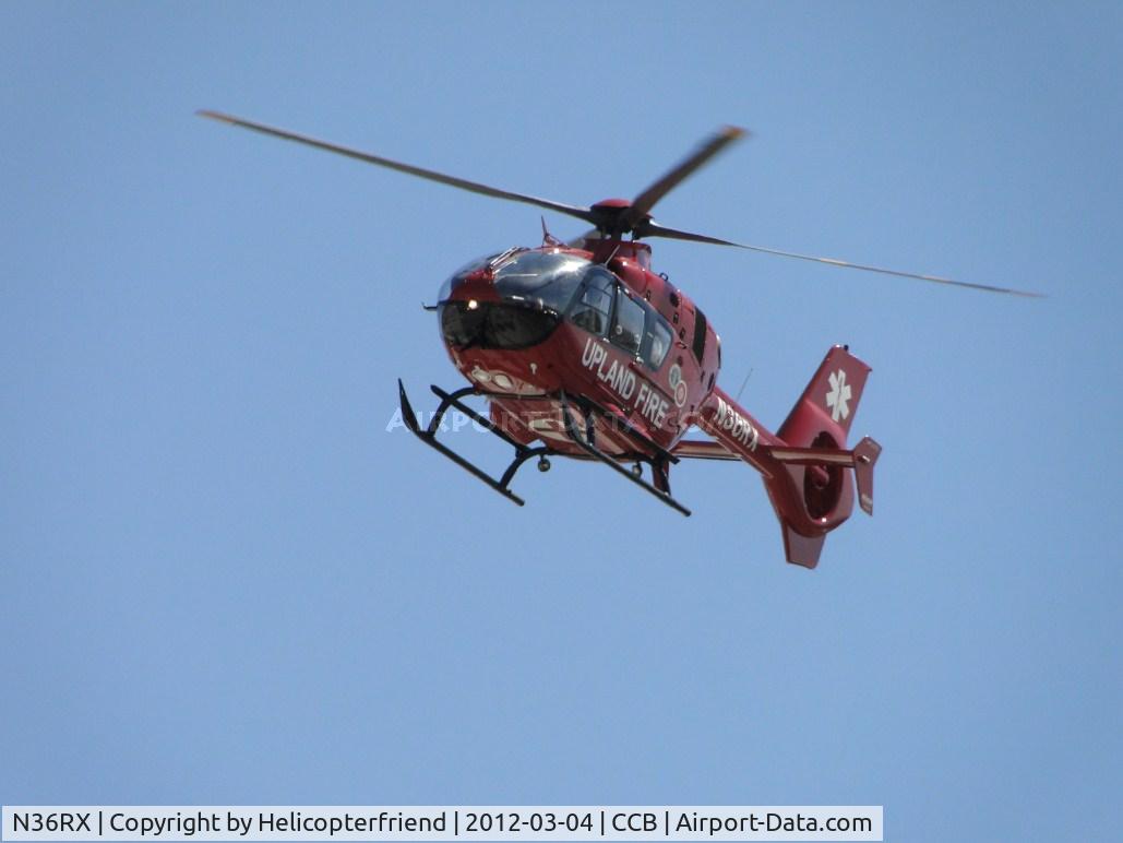 N36RX, Eurocopter EC-135P-2+ C/N 0859, Starting to turn final from base