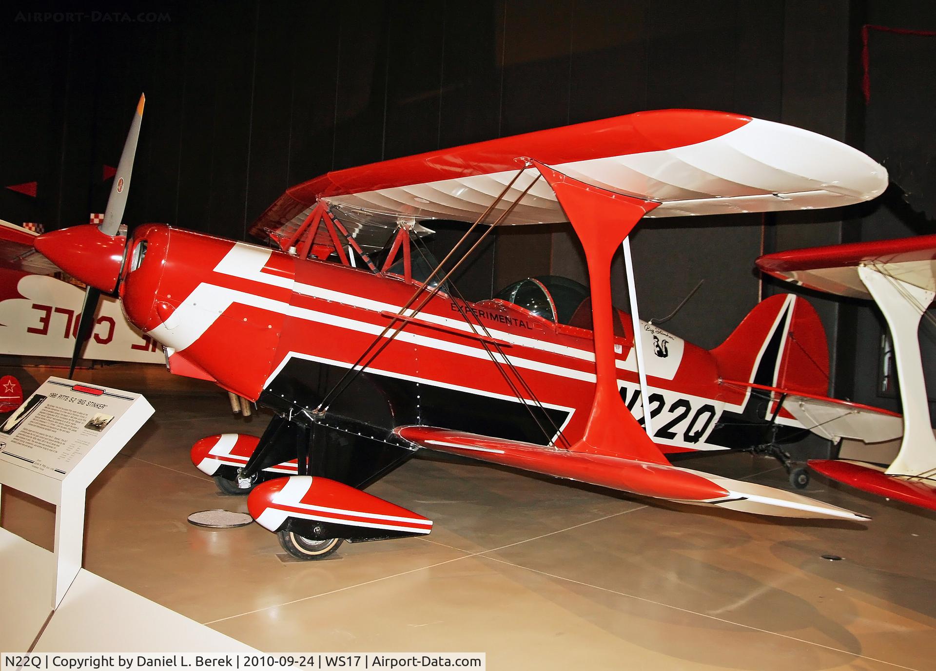 N22Q, 1966 Pitts S-2 Special C/N 1001, This modified Pitts is on display at the EAA AirVenture Museum.