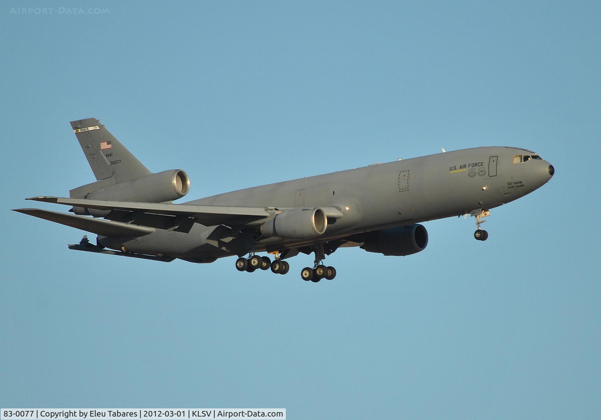 83-0077, 1983 McDonnell Douglas KC-10A Extender C/N 48218, Taken during Red Flag Exercise at Nellis Air Force Base, Nevada.