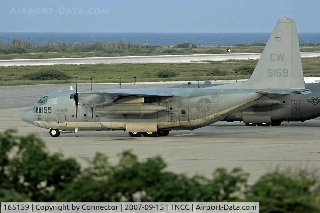 165159, Lockheed C-130T Hercules C/N 382-5342, I had to climb on my (rental-)car to get this shot.