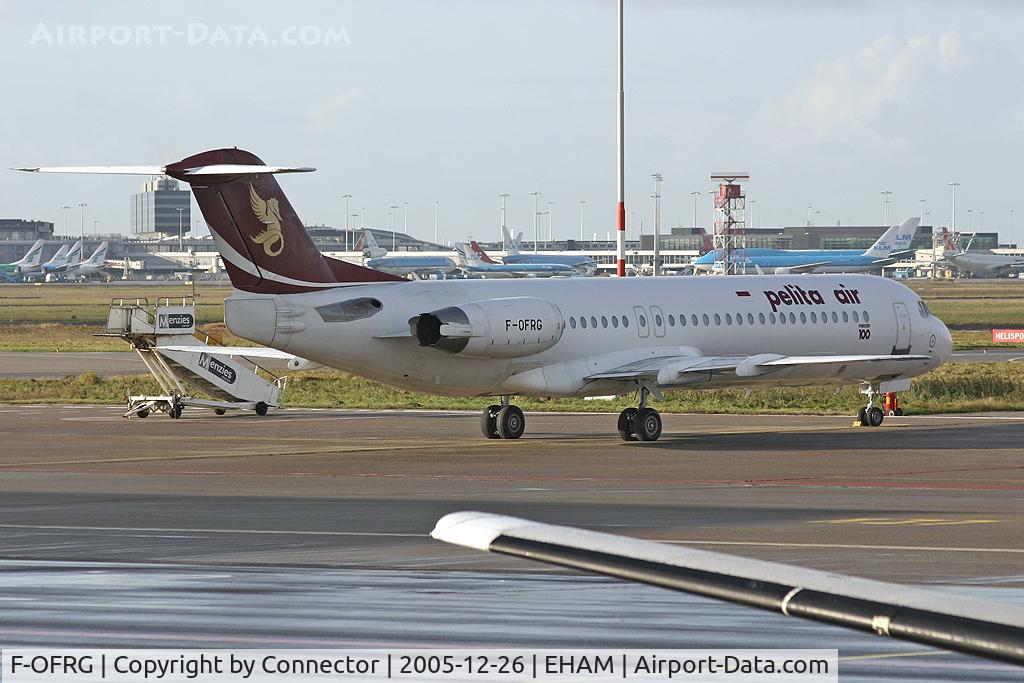 F-OFRG, 1993 Fokker 100 (F-28-0100) C/N 11475, Oldie but goodie.