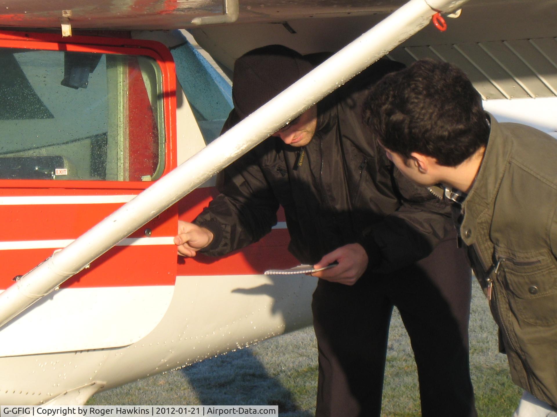 G-GFIG, 1978 Cessna 152 C/N 152-81625, Si's PPL trainer - Halpenny Green Airport