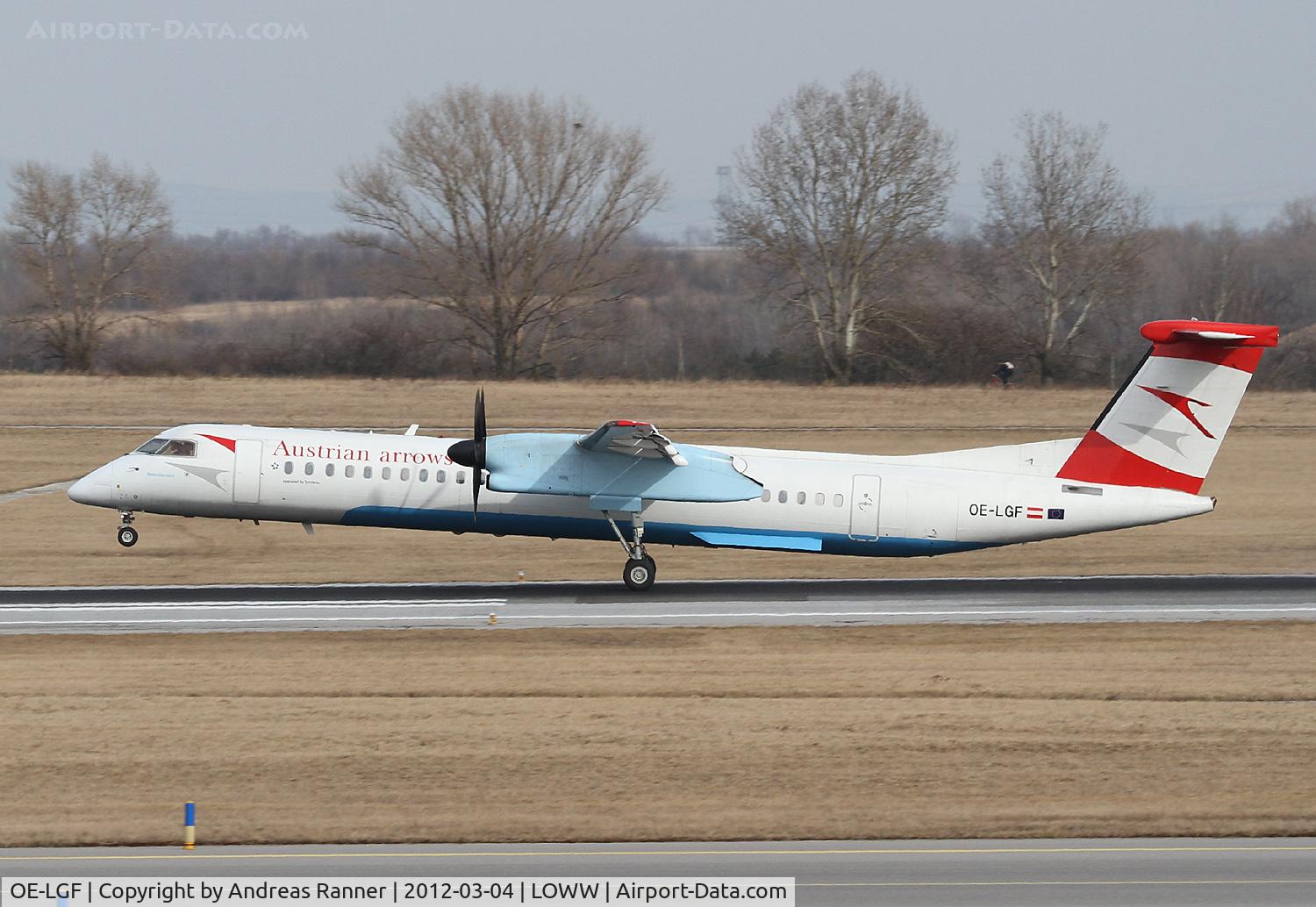 OE-LGF, 2002 De Havilland Canada DHC-8-402Q Dash 8 C/N 4068, Austrian Airlines Dash 8
