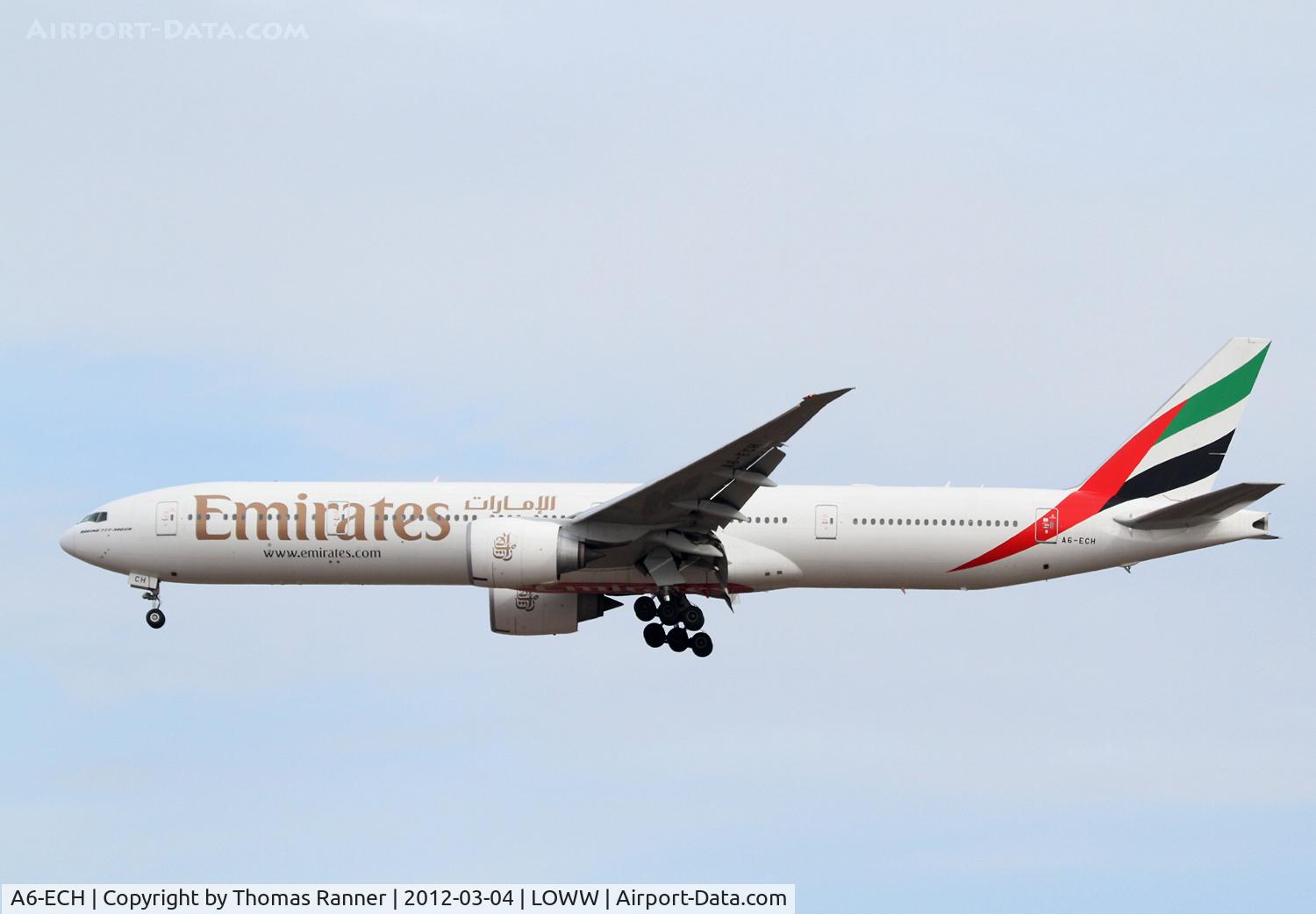 A6-ECH, 2008 Boeing 777-31H/ER C/N 35581, Emirates Boeing 777