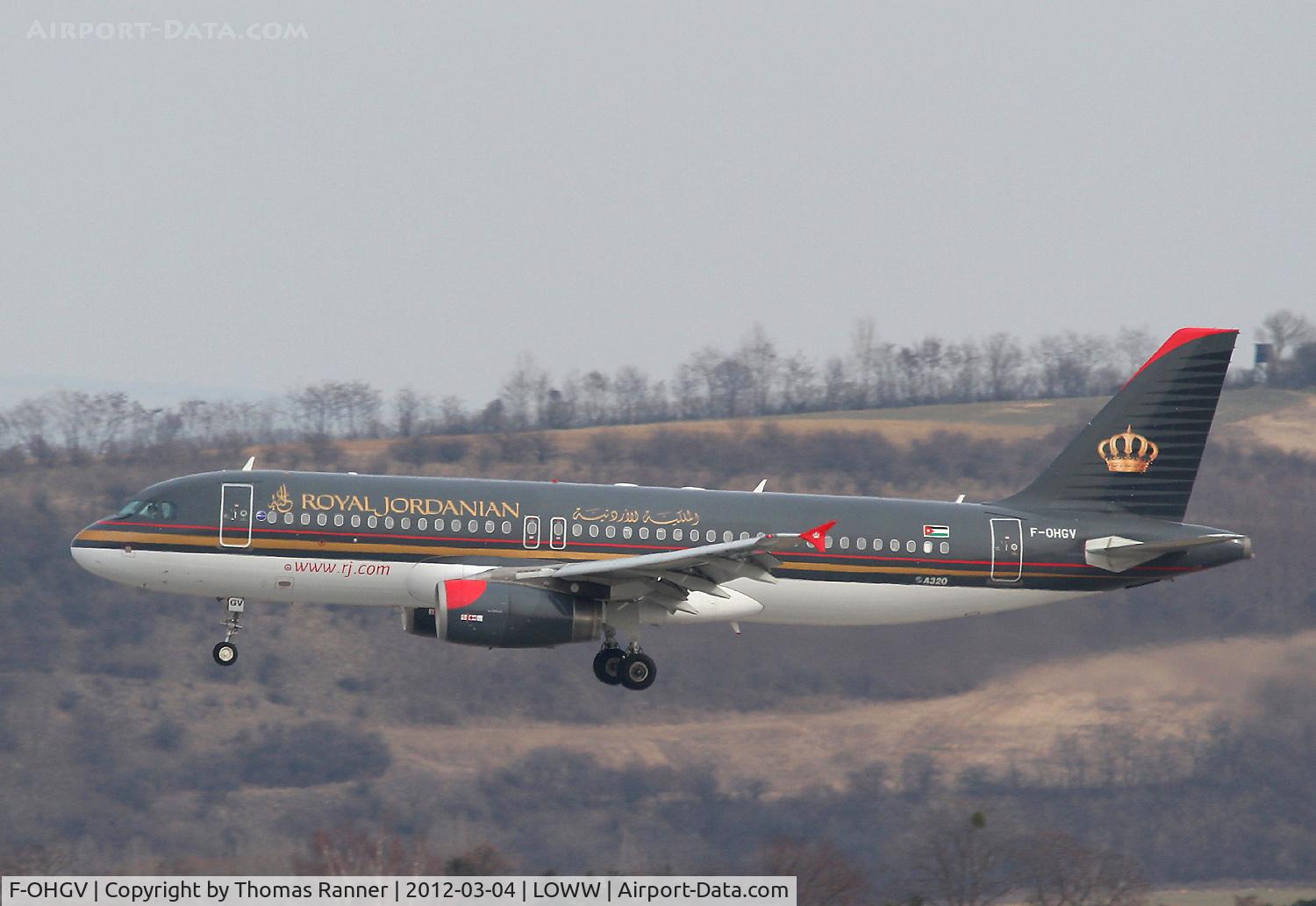 F-OHGV, 2006 Airbus A320-232 C/N 2649, Royal Jordanian Airbus A320