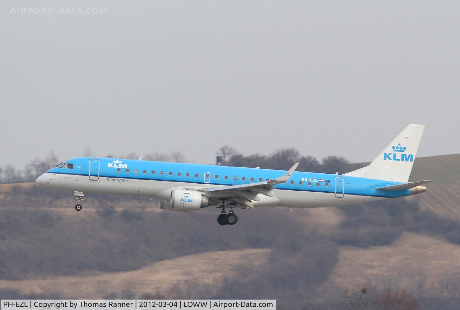 PH-EZL, 2010 Embraer 190LR (ERJ-190-100LR) C/N 19000334, KLM Embraer ERJ-190