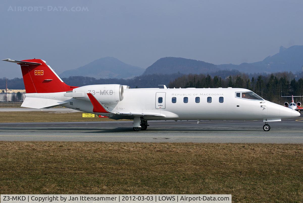Z3-MKD, Learjet 60 C/N 60-279, Z3MKD @ LOWS