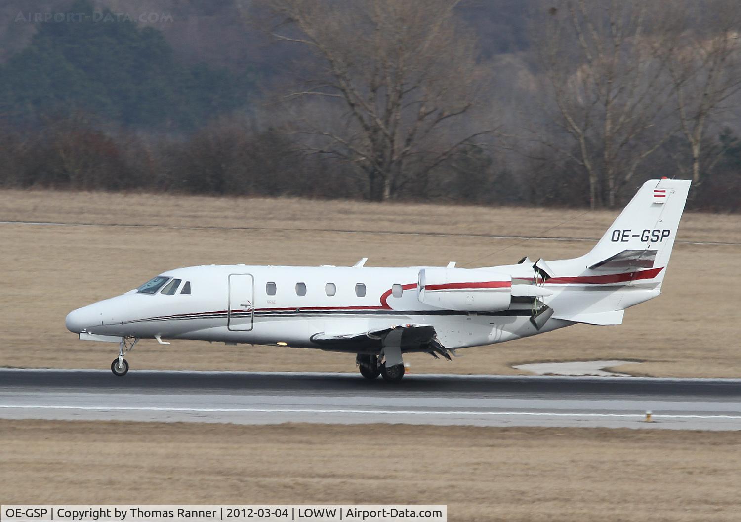 OE-GSP, 2008 Cessna 560XL Citation XLS C/N 560-5756, Jetalliance Cessna Citation