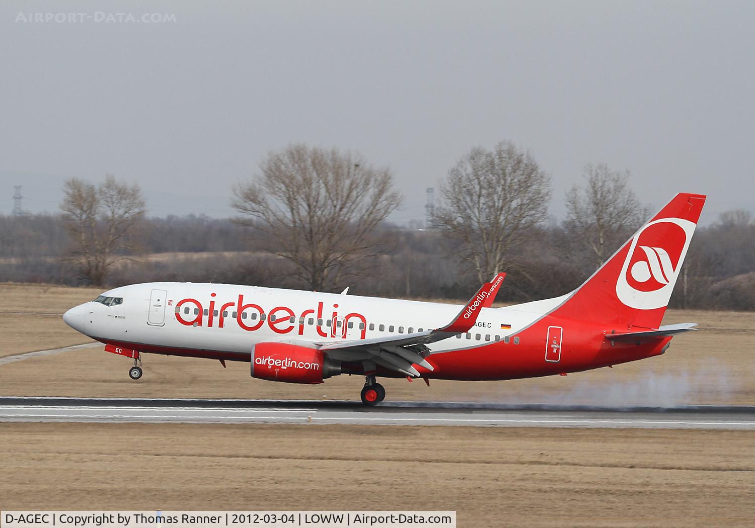 D-AGEC, 2009 Boeing 737-76J C/N 36118, Air Berlin Boeing 737