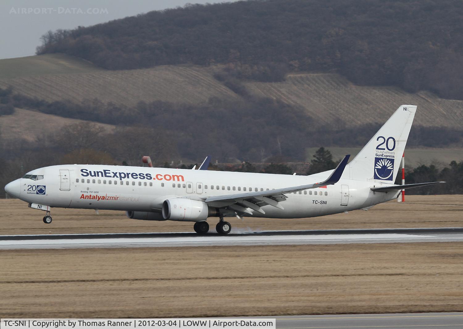 TC-SNI, 2005 Boeing 737-8FH C/N 29671, Sunexpress Boeing 737