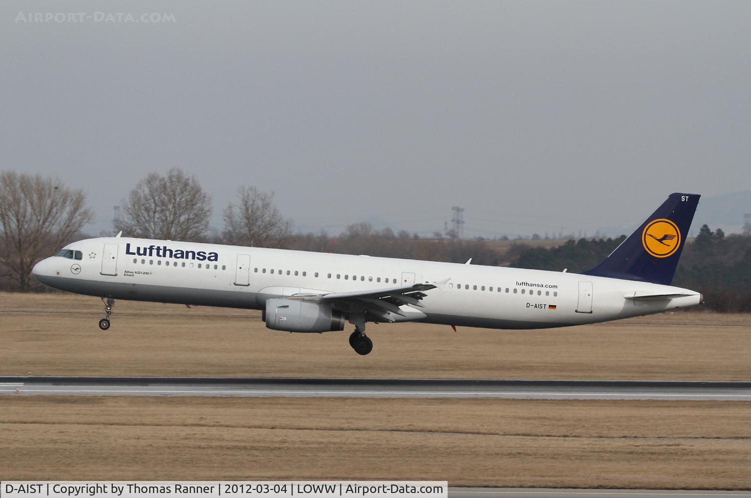 D-AIST, 2009 Airbus A321-231 C/N 4005, Lufthansa Airbus A321