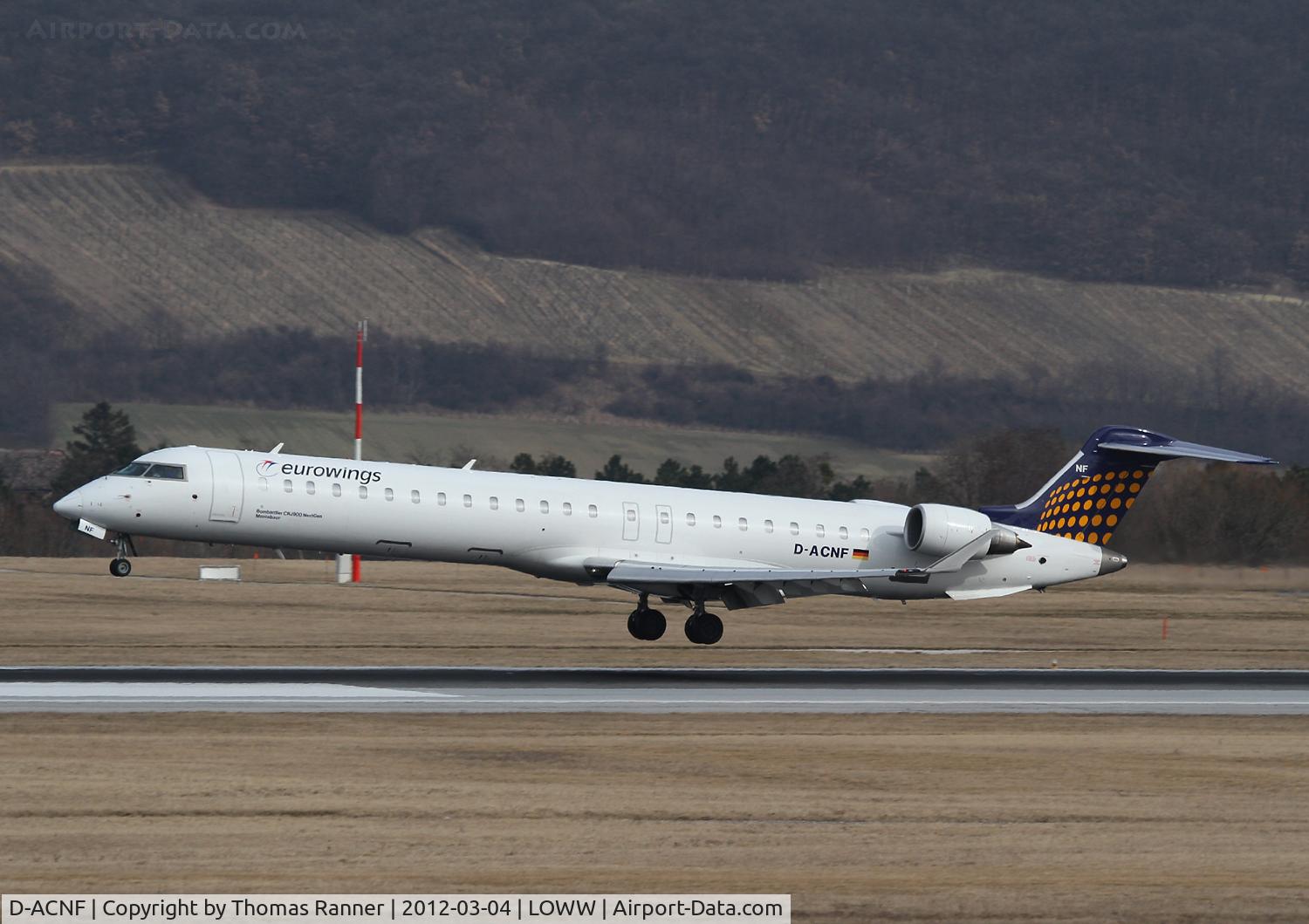 D-ACNF, 2009 Bombardier CRJ-900 (CL-600-2D24) C/N 15243, Eurowings Canadair Regionaljet CRJ-900