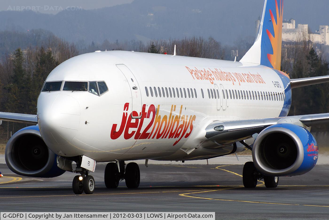 G-GDFD, 1997 Boeing 737-8K5 C/N 27982, G-GDFD @ LOWS