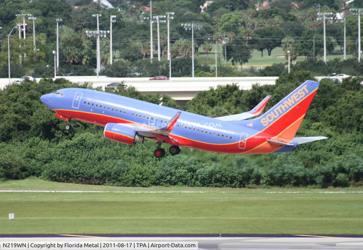 N219WN, 2005 Boeing 737-7H4 C/N 32490, Southwest 737
