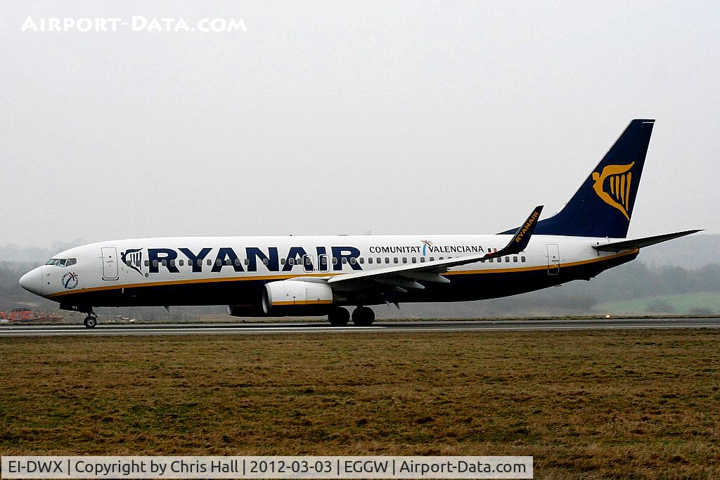 EI-DWX, 2008 Boeing 737-8AS C/N 33630, Ryanair