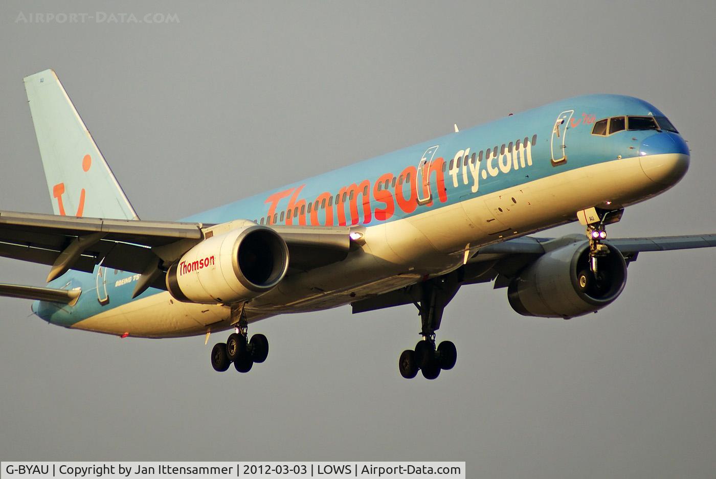 G-BYAU, 1994 Boeing 757-204 C/N 27220, G-BYAU @ LOWS