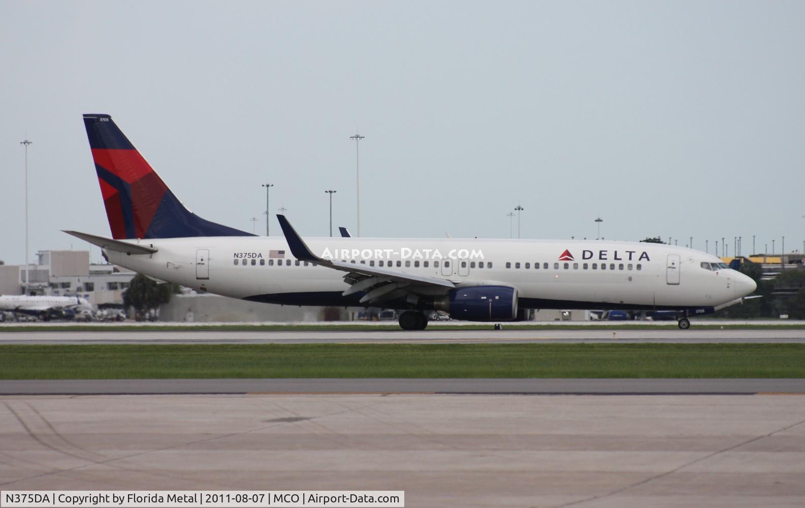 N375DA, 1998 Boeing 737-832 C/N 29623, Delta 737