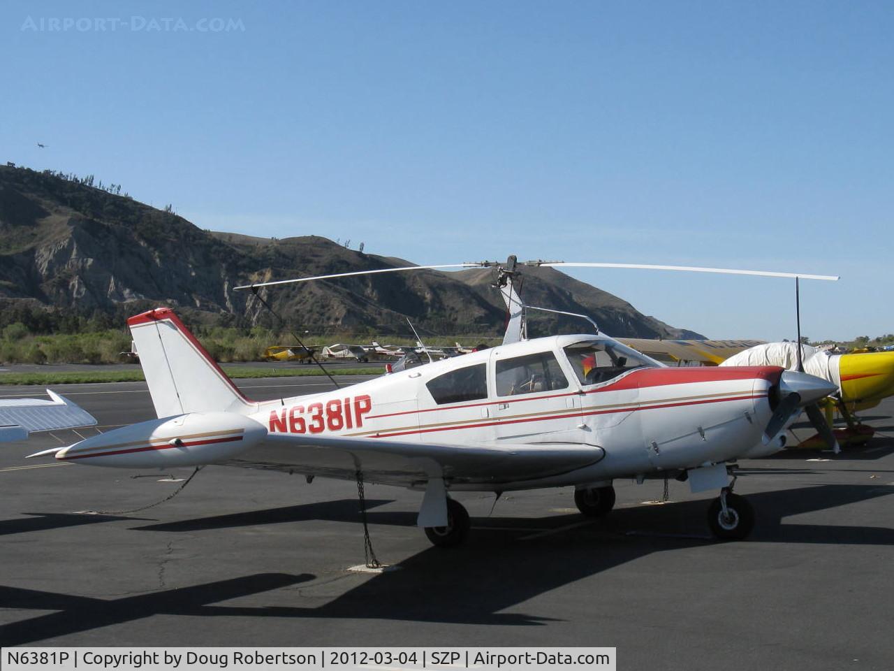 N6381P, 1959 Piper PA-24-250 Comanche C/N 24-1491, 1959 Piper PA-24-250 COMANCHE, Lycoming O-540-A1A5 250 Hp, tip tanks long range fuel