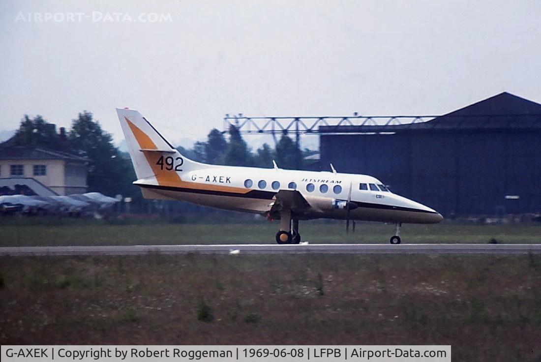G-AXEK, 1968 Handley Page HP137 Jetstream 1 C/N 203, Company demonstrator.