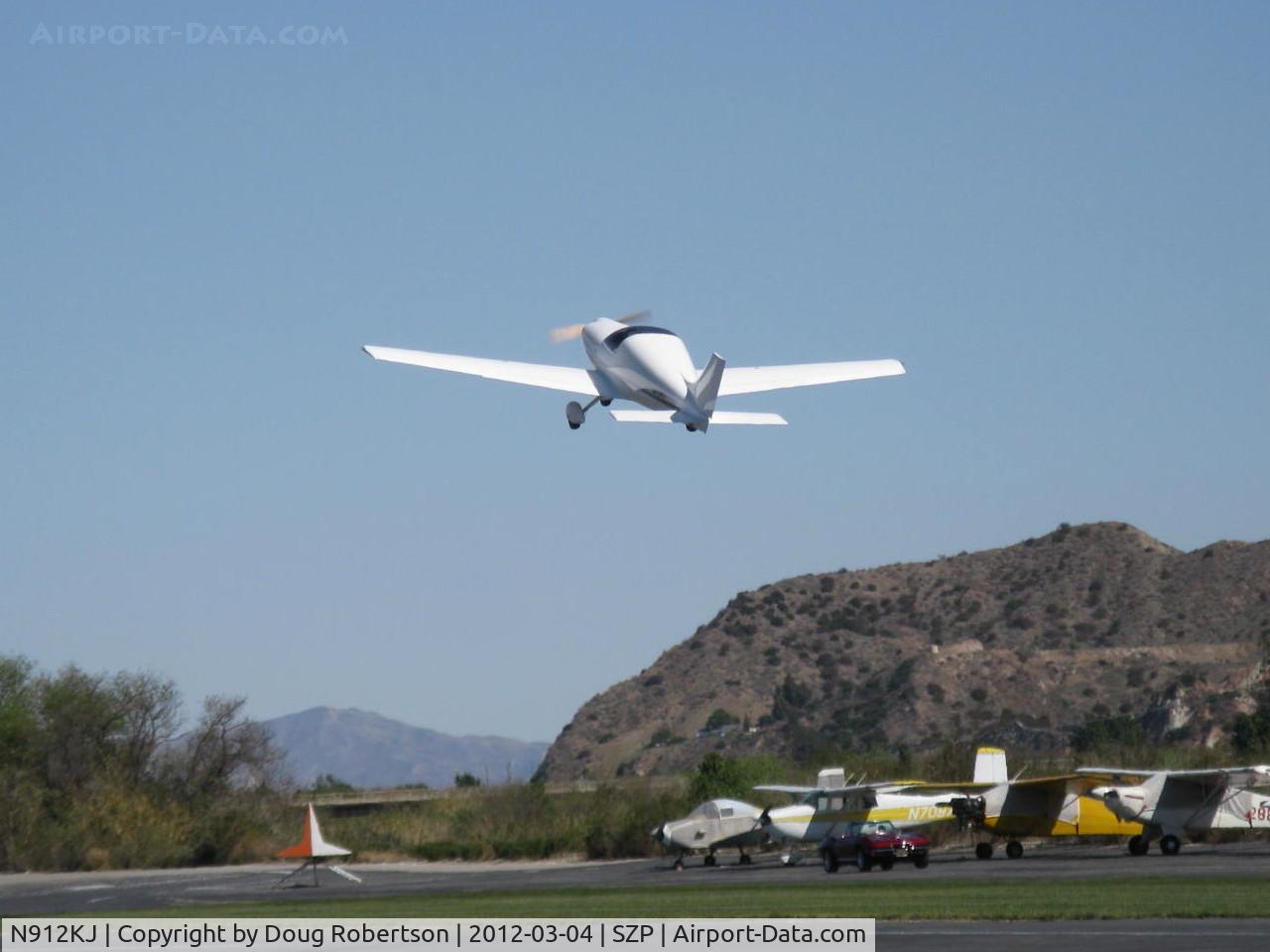 N912KJ, 2000 Aero Designs Pulsar XP912 C/N 349, 2000 Goodwin PULSAR 912XP, Rotax 912 100 Hp, climbout Rwy 04