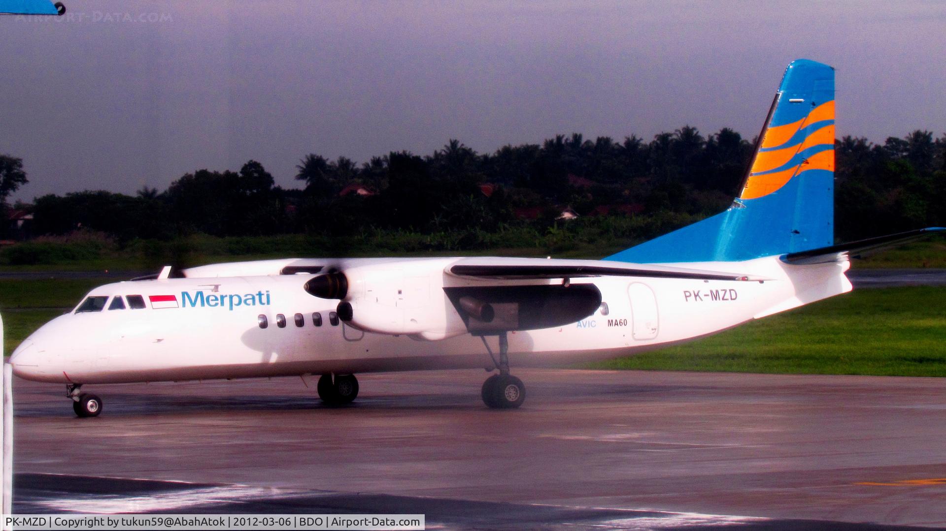 PK-MZD, Xian MA-60 C/N TBA2, Merpati Nusantara Airlines