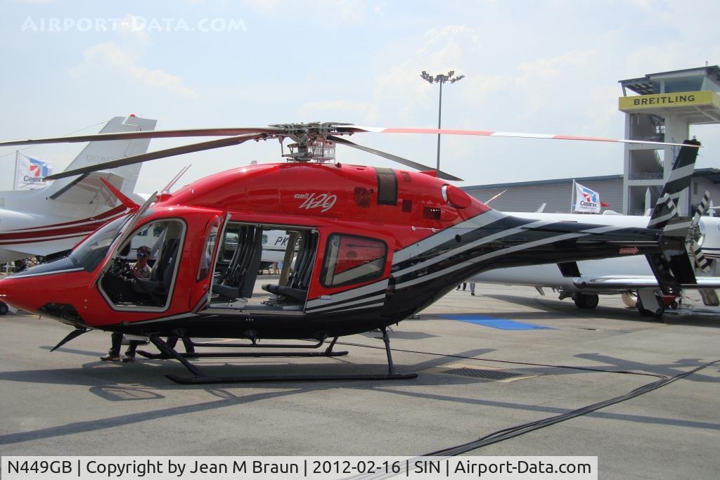 N449GB, Bell 429 GlobalRanger C/N 57060, Singapore Airshow 2012