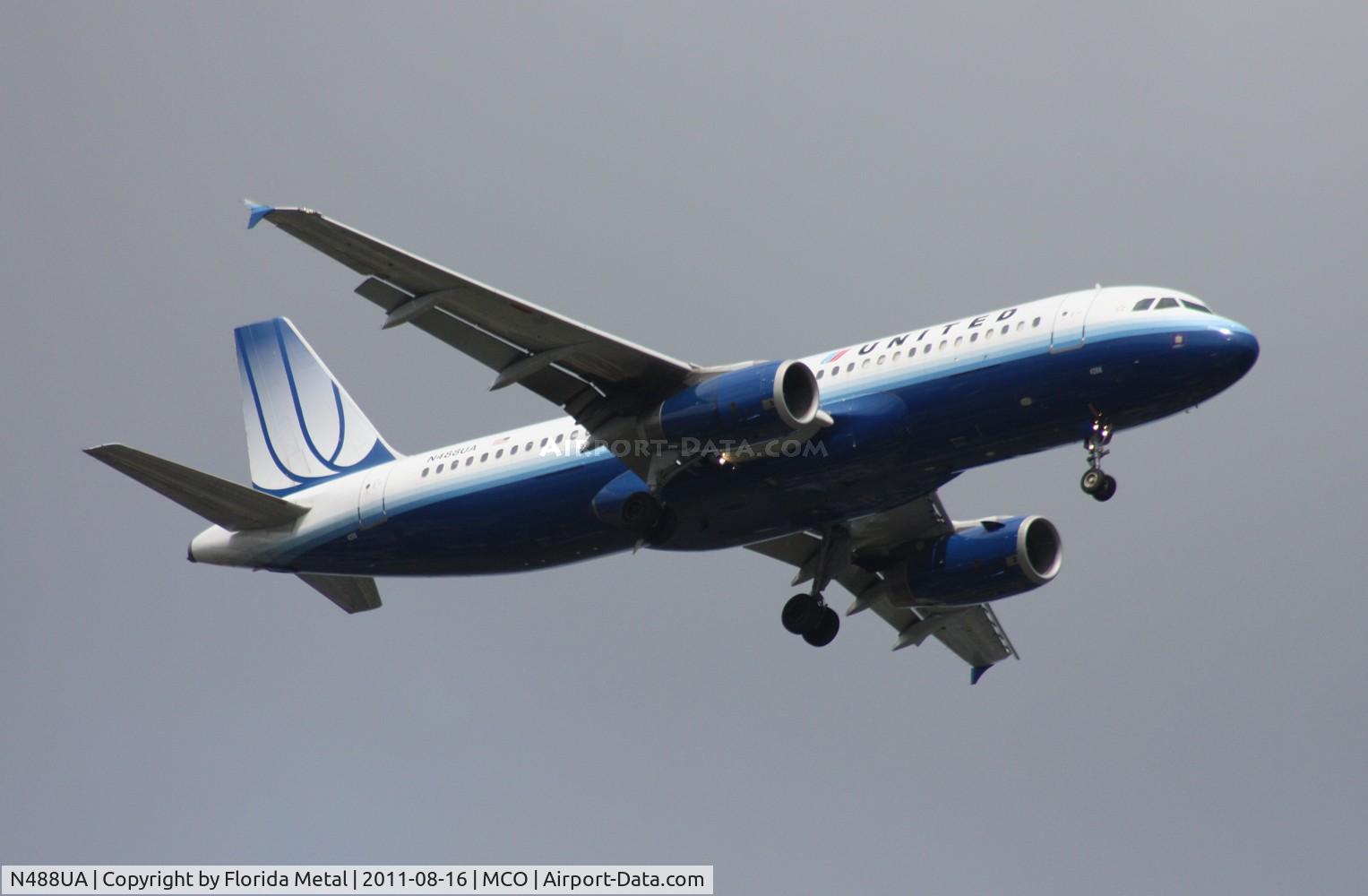 N488UA, 2001 Airbus A320-232 C/N 1680, United A320