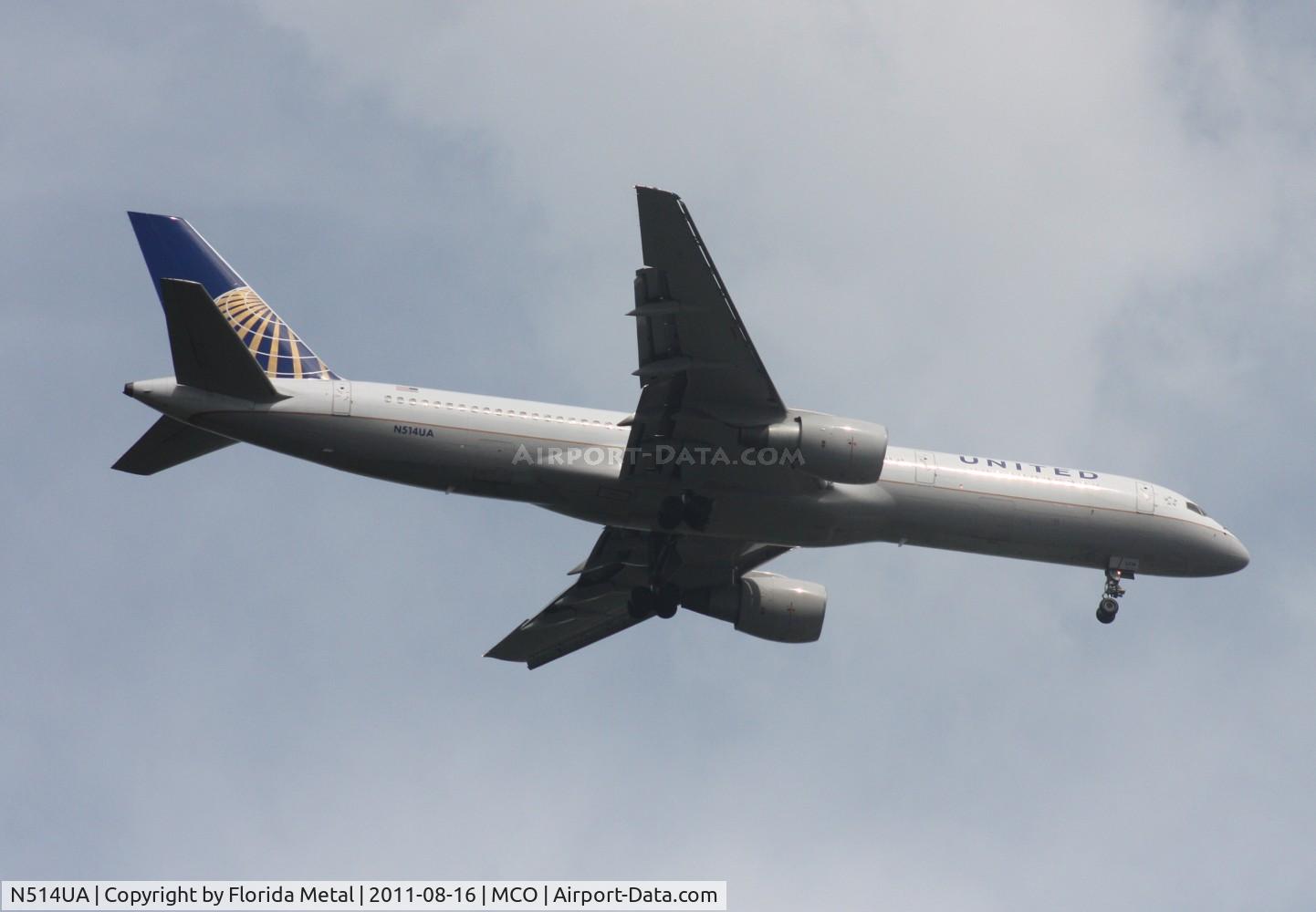 N514UA, 1990 Boeing 757-222 C/N 24839, United 757