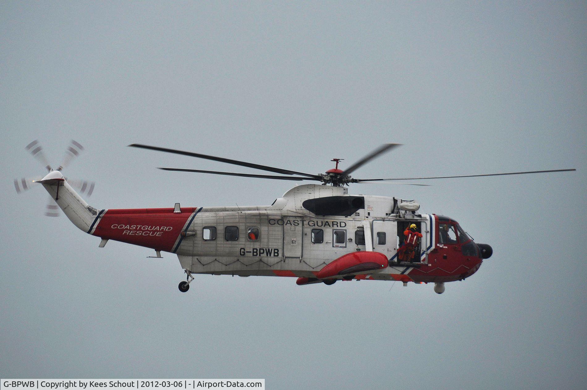 G-BPWB, 1979 Sikorsky S-61N C/N 61-822, Observed at the beach of Terschelling (Neth.)