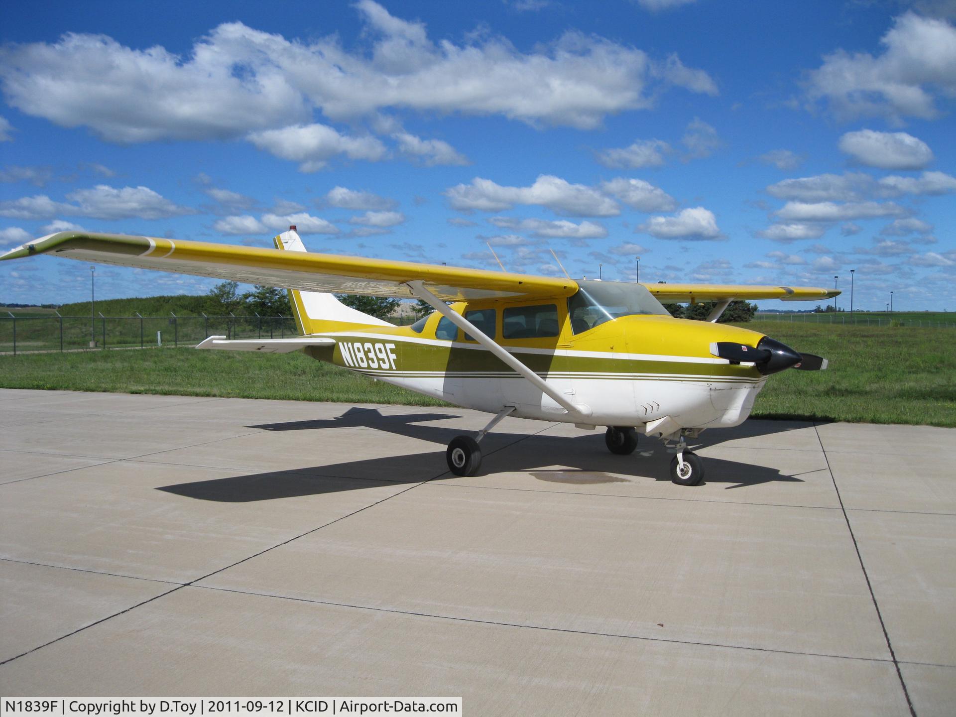 N1839F, 1966 Cessna 210F Centurion C/N 21058739, Nice Aircraft