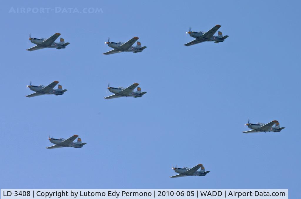 LD-3408, Beech T-34C-1 Turbo Mentor C/N GM-56, Indonesian Air Foece