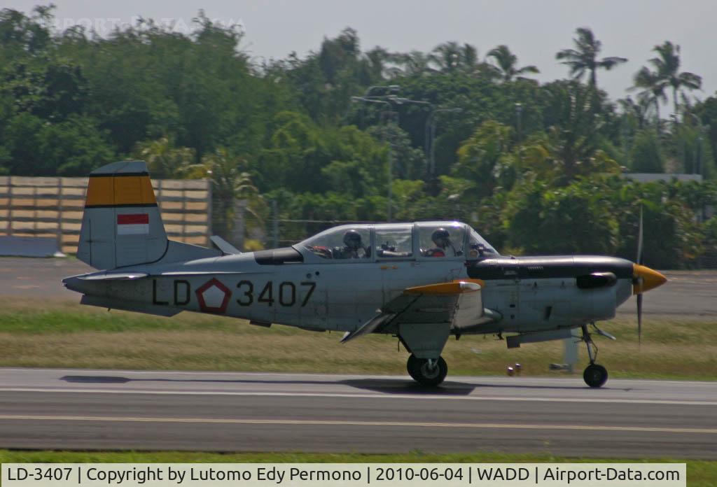 LD-3407, Beech T-34C-1 Turbo Mentor C/N GM-55, Indonesian AirForce