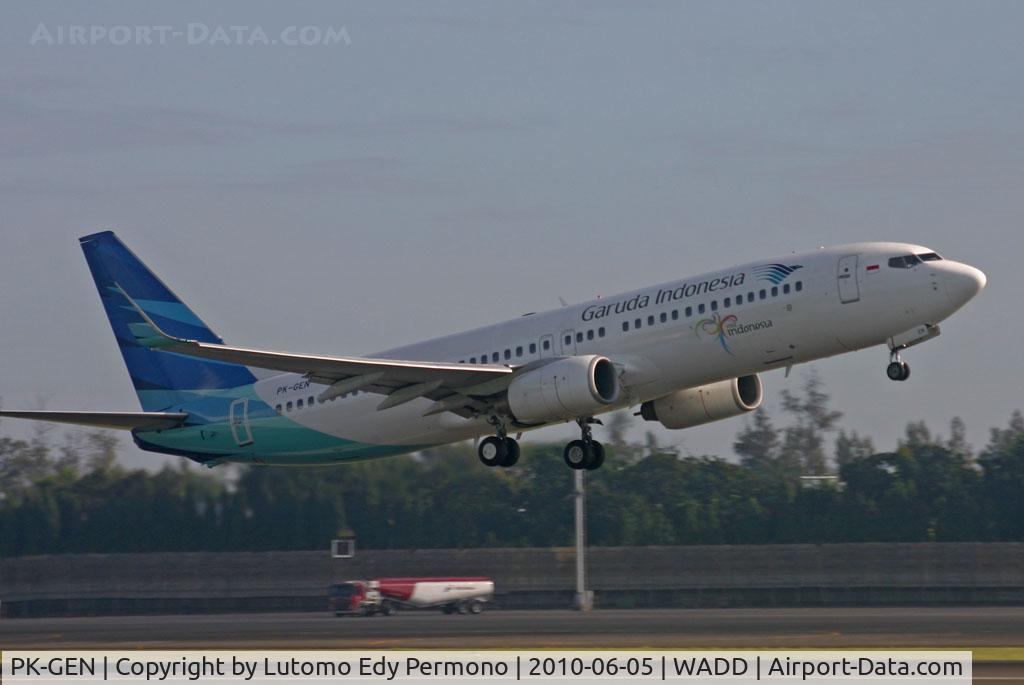 PK-GEN, 2001 Boeing 737-8AS C/N 29929, Garuda Indonesia