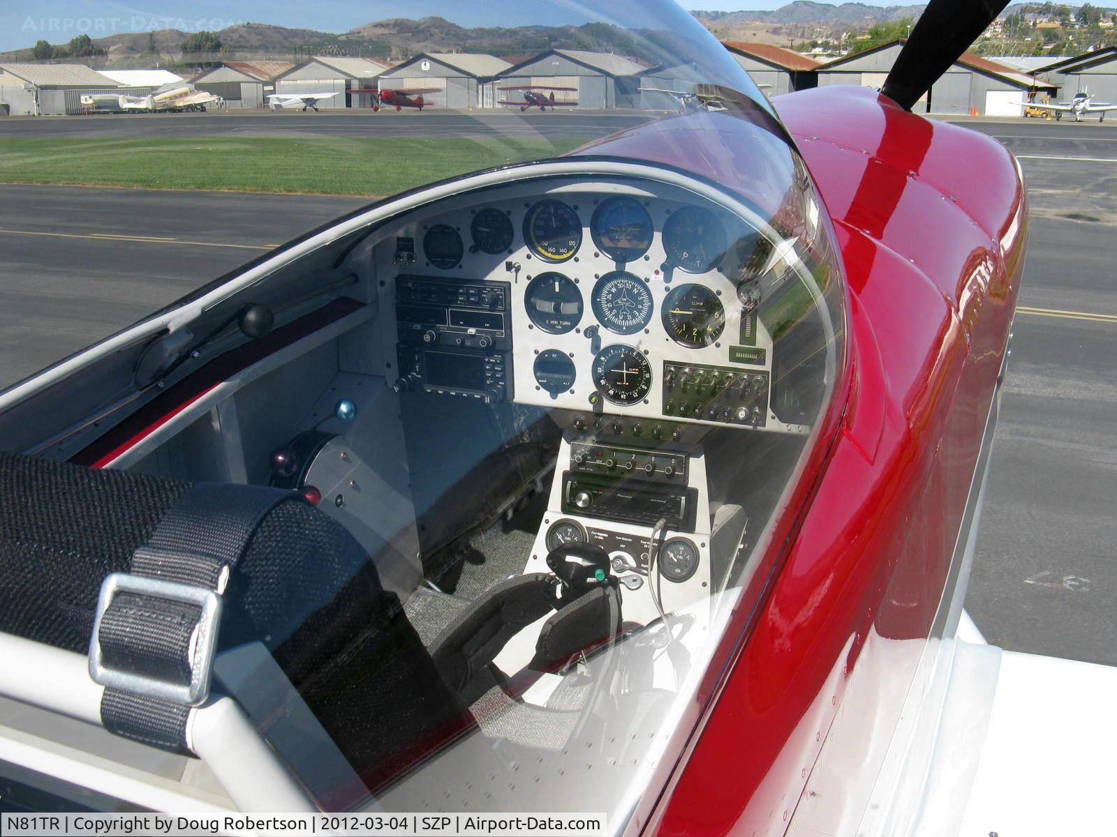 N81TR, Vans RV-4 C/N 009, 2010 Irving IRBD-4, Lycoming IO-540-EXP 330 Hp, full custom panel