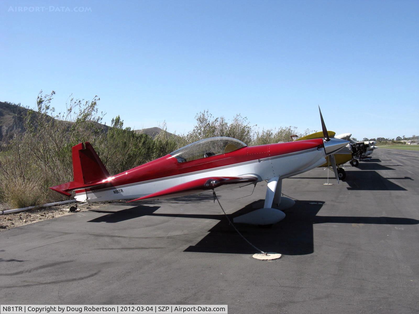 N81TR, Vans RV-4 C/N 009, 2010 Irving IRBD-4, Lycoming IO-540-EXP 330 Hp
