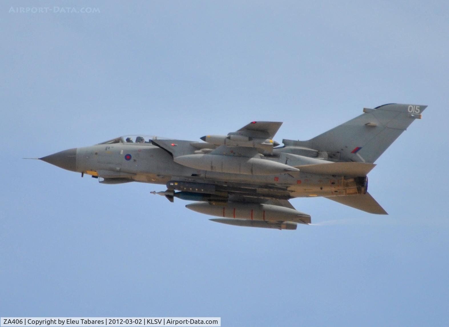 ZA406, 1983 Panavia Tornado GR.4 C/N 217/BS073/3105, Taken during Red Flag Exercise at Nellis Air Force Base, Nevada.